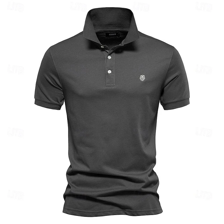 100% Cotton Turndown Short Sleeve Polo QueenFunky