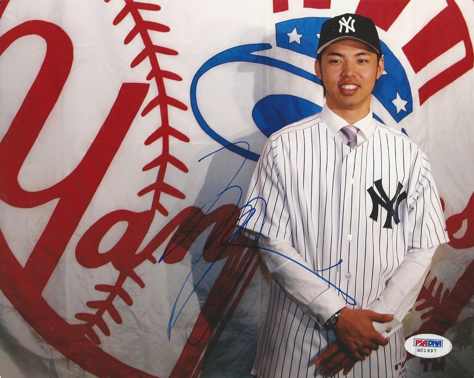 Ken Igawa New York Yankees signed 8x10 Photo Poster painting PSA/DNA # G01997