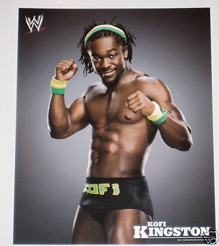 WWE KOFI KINGSTON OFFICIAL LICENSED 8X10 PROMO Photo Poster painting