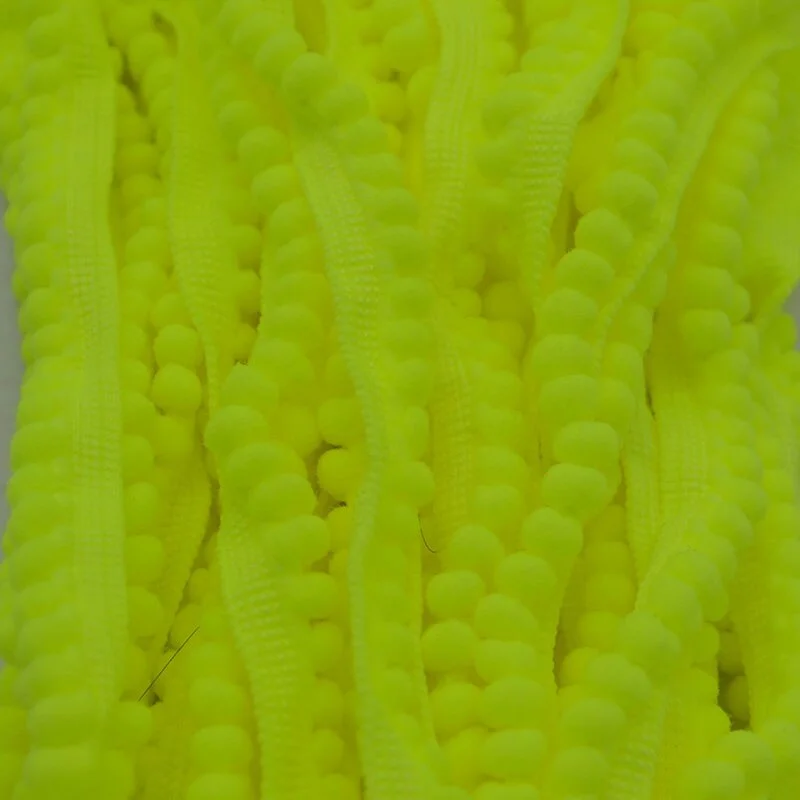 5 Yards Pom Pom Trim Ball 11 mm MINI Pearl Pompom Fringe Ribbon Sewing Lace Kintted Fabric Handmade Craft Accessories