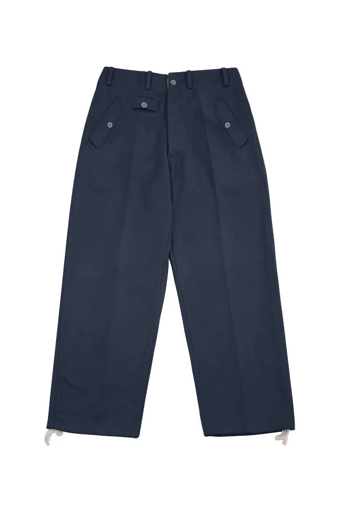   Luftwaffe German M1944 Blue Grey Gabardine Trousers German-Uniform