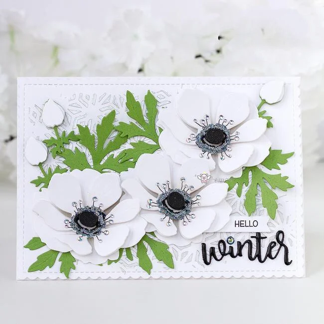 Piggy Craft metal cutting dies cut die mold Flower leaf decoration Scrapbook paper craft knife mould blade punch stencils dies