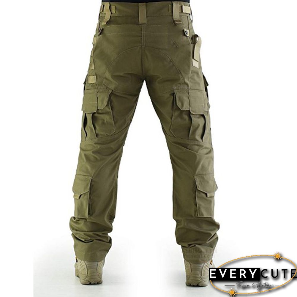 Men's Fashion Solid Color Outdoor Tactical Trousers