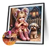 Mignon enfant-rond drill diamond painting-40*40cm