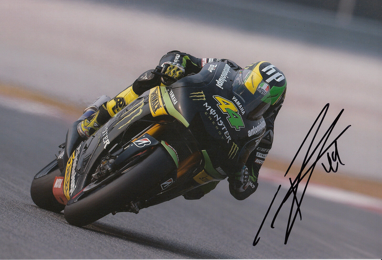 Pol Espargaro Hand Signed Monster Yamaha Tech 3 12x8 Photo Poster painting 2014 MotoGP 6.