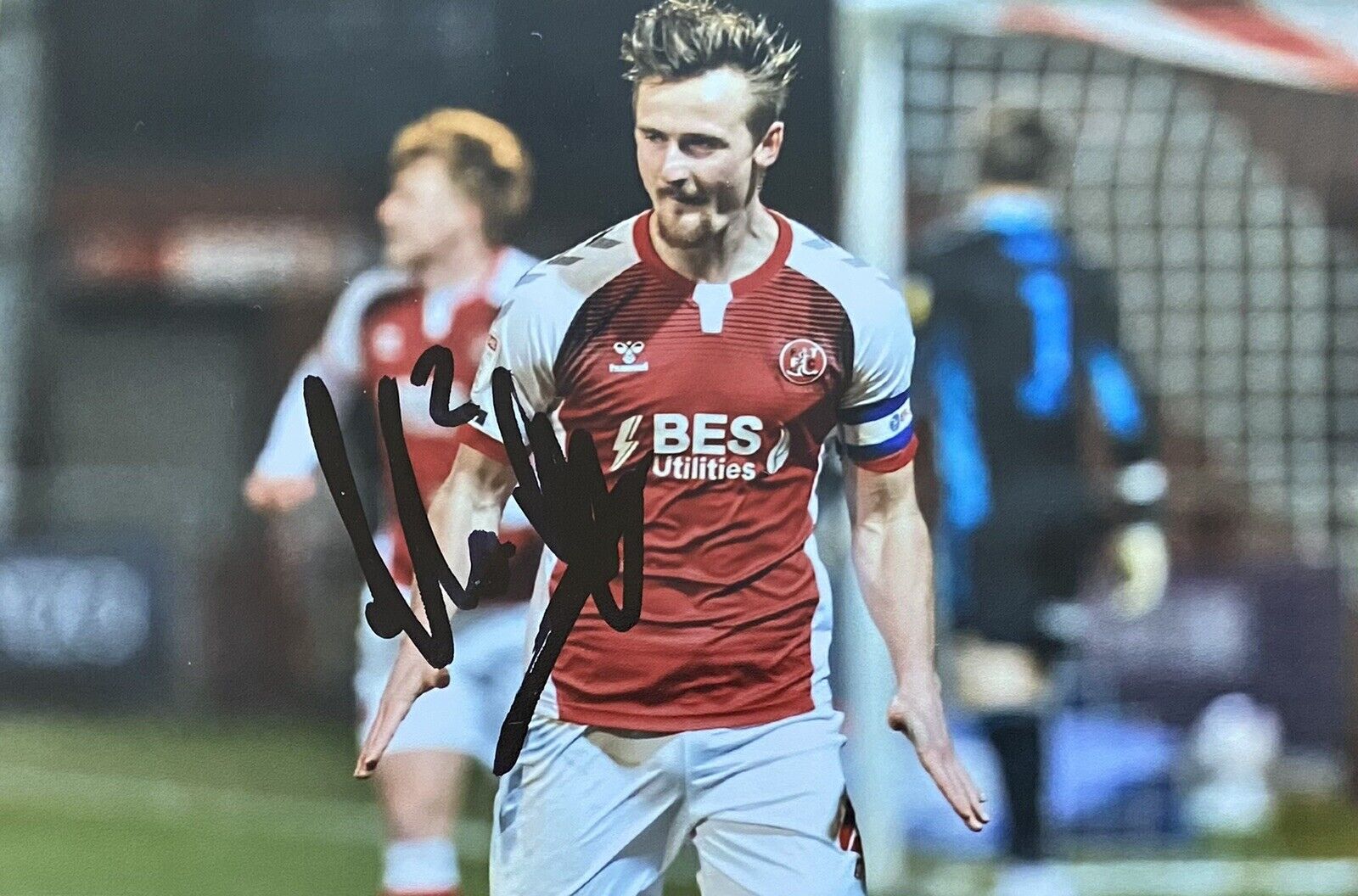 Callum Connolly Genuine Hand Signed Fleetwood Town 6X4 Photo Poster painting