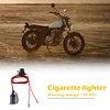 12-24V Car Motorcycle Truck Cigarette Lighter Socket with 10A Fuse+Cable