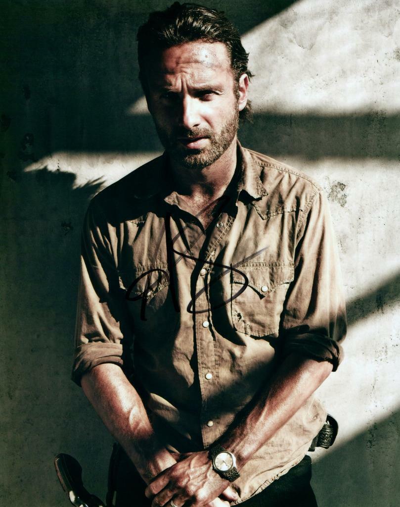 Andrew Lincoln autographed 8x10 Picture signed Photo Poster painting and COA