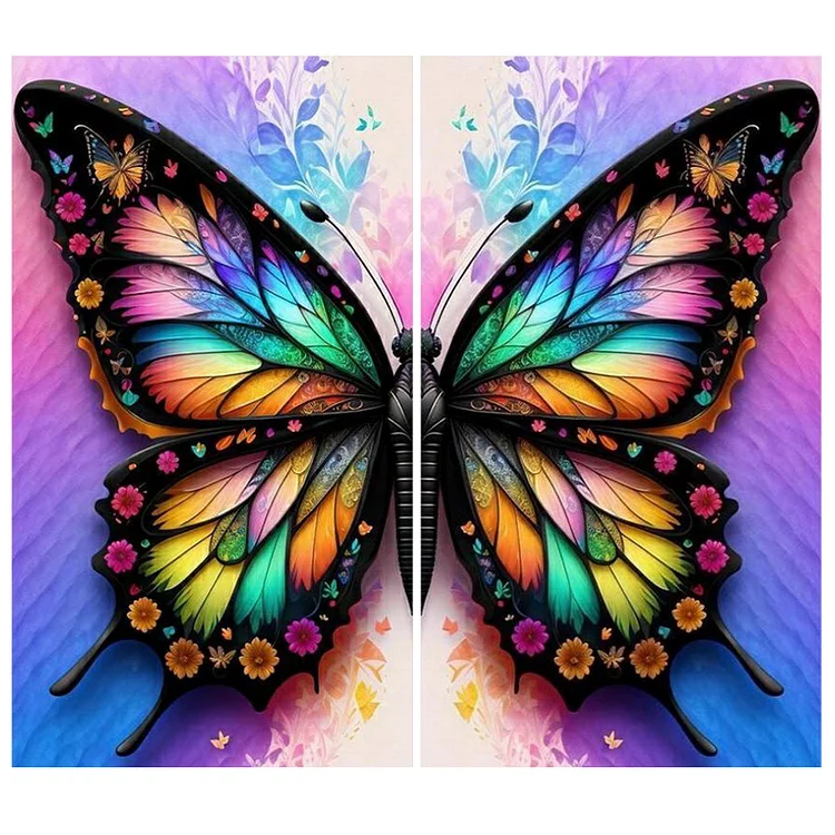 Butterfly - Full Round Drill Diamond Painting - 40*70CM(Canvas)