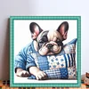 French Bulldog-11CT Stamped/Counted Cross Stitch 40*40cm/15.75*15.75in