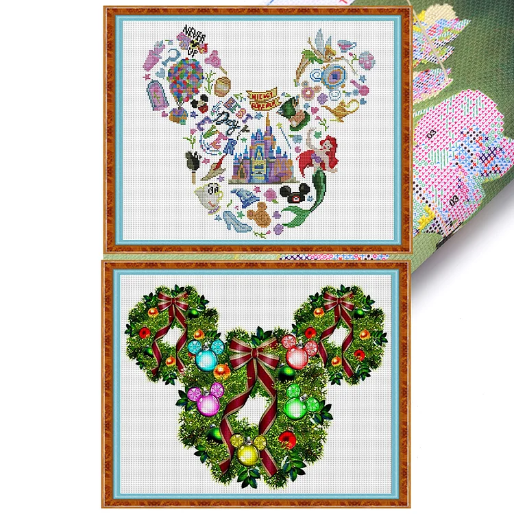 『YiShu』Cartoon - 11CT Stamped Eco-Friendly Cotton Thread Cross Stitch(50*40cm)
