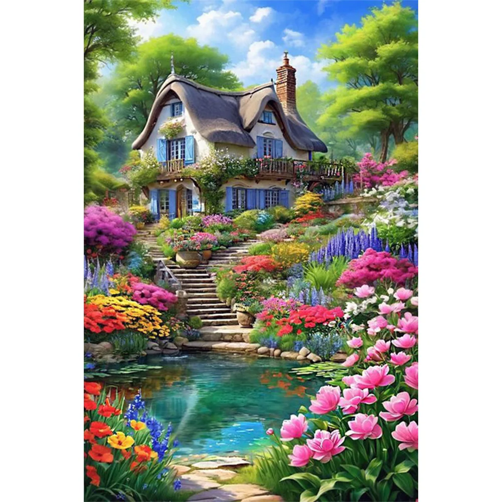 Partial AB Diamond Painting - Full Round Drill - Scenery(Canvas|45*65cm)