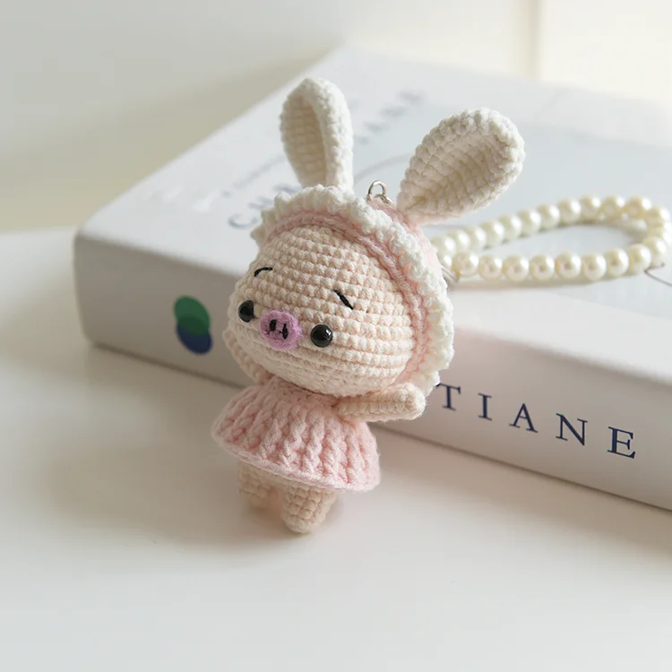 YarnSet-Piggy Keychain Crochet Starter Kit