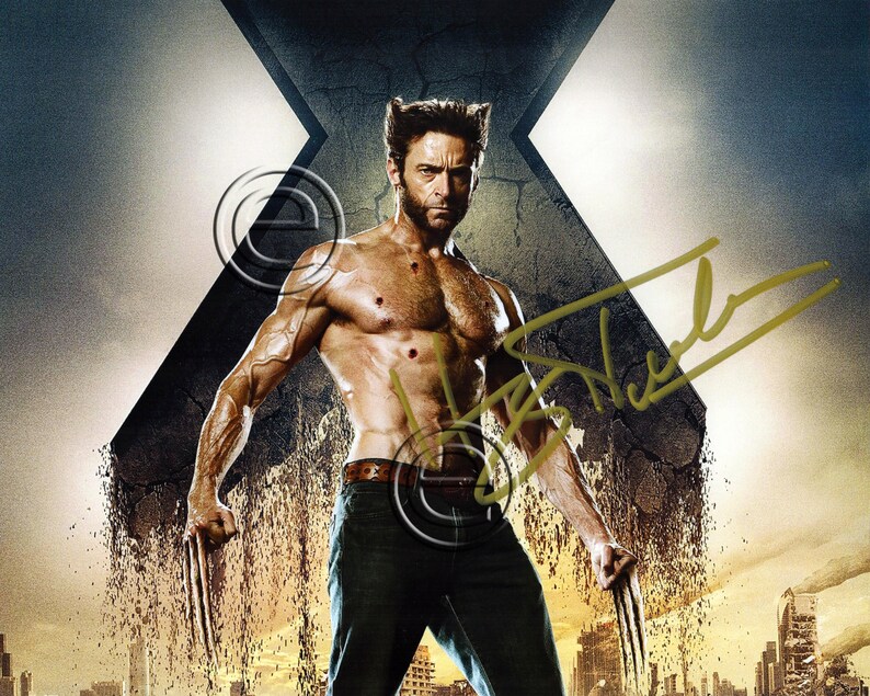 Hugh Jackman The Wolverine Autographed Signed Photo Poster painting 8 x 10 print Photo Poster painting picture poster wall art autograph