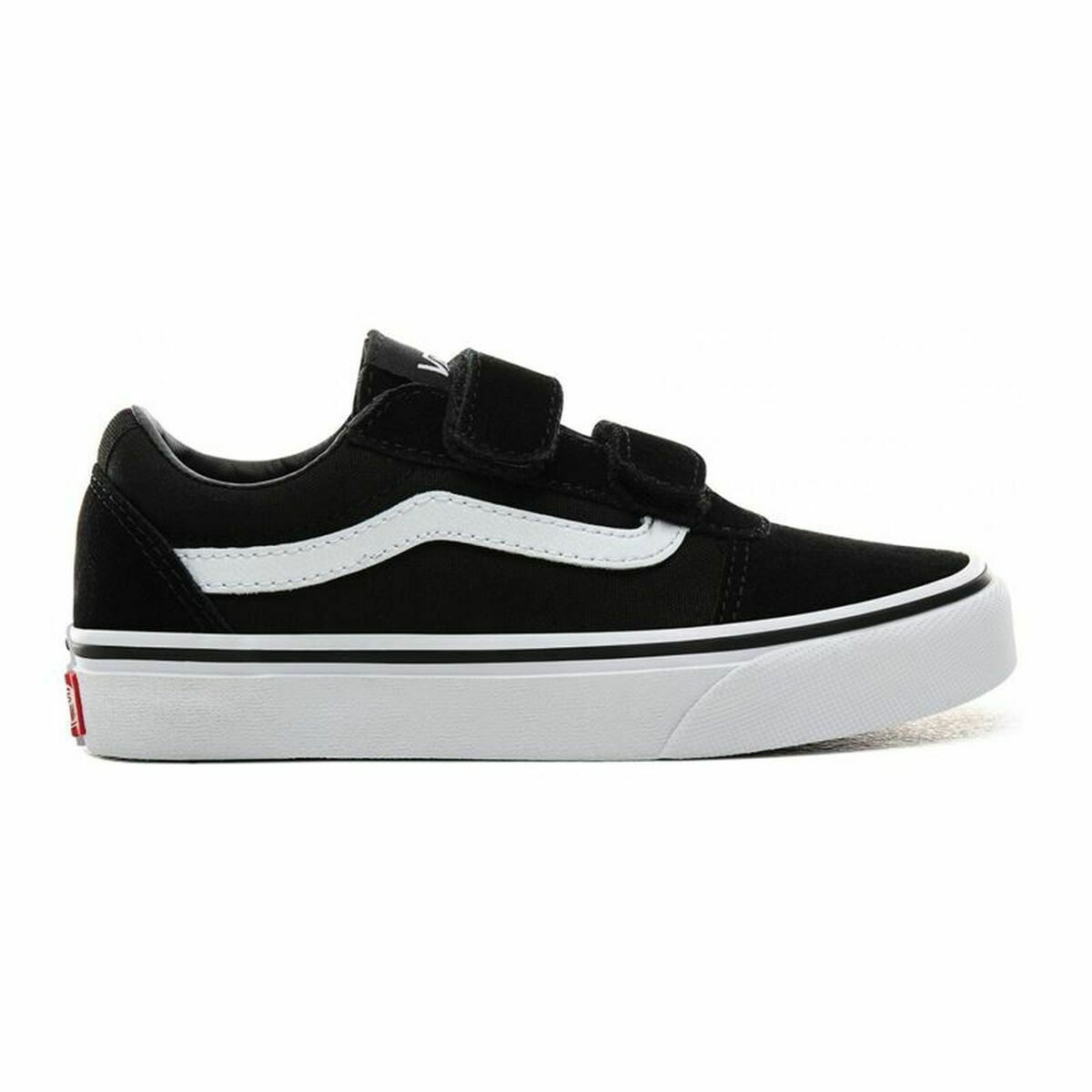Children&rsquo;s Casual Trainers Vans Ward V Black Velcro