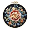 4 Set Flower Series- Embroidery Kits