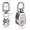 Stainless Steel M15 Single Wheel Swivel Lifting Rope Bearing Pulley Wheel
