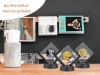  10 Pack 3D Floating Display Frame Stand Holder Coin Chip Jewelry Pin Display Stand Box