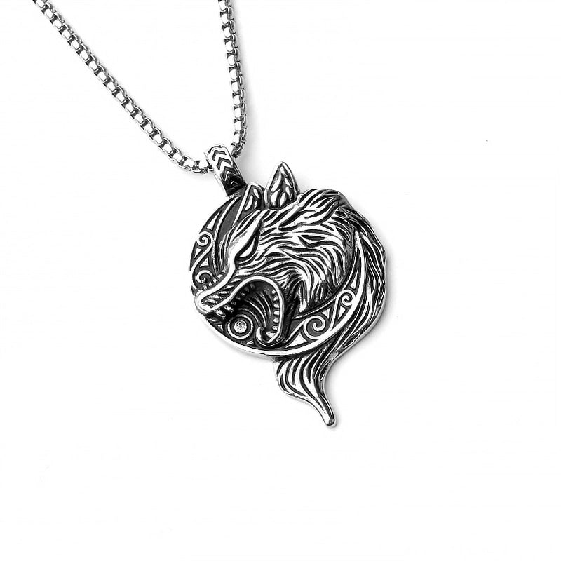 Hip-Hop Retro Eagle 304 Stainless Steel Alloy Stoving Varnish Men’s Pendant Necklace