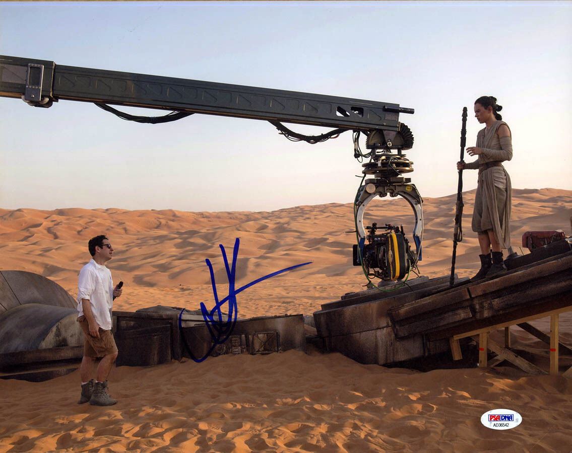 J.J. Abrams SIGNED 11x14 Photo Poster painting Director FORD Star Wars VII PSA/DNA AUTOGRAPHED