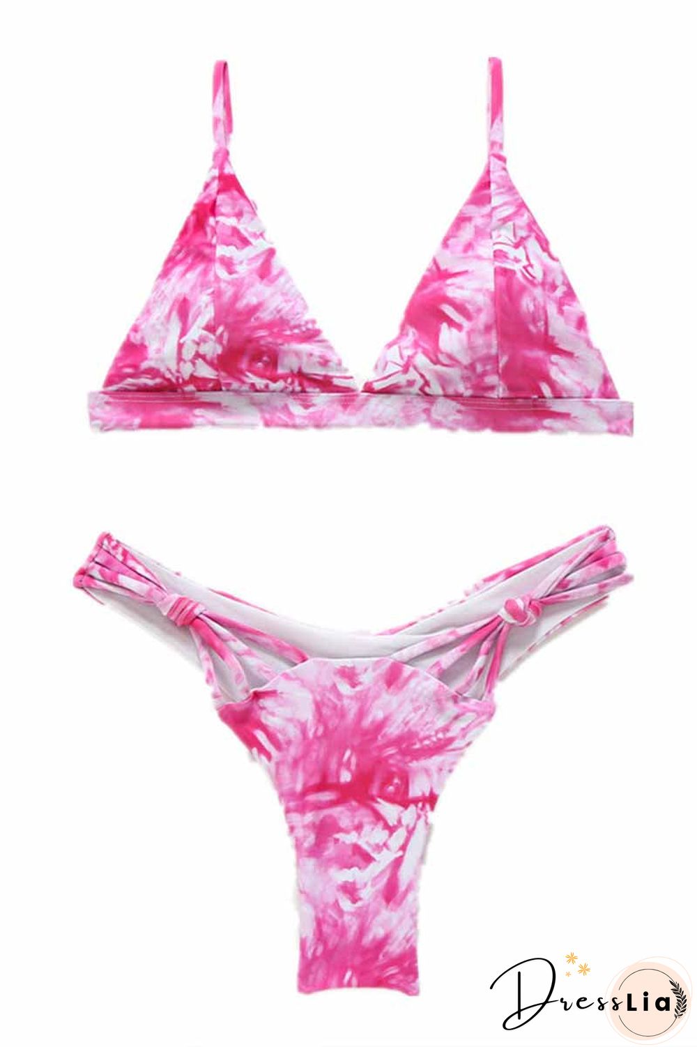 Pok Tie-dye Two-piece Swimwear