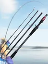 1.8M Fishing Rod 4 Section Rod Ultralight Spinning Casting Lure Fishing Rod