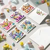 6PCS Diamond Painting Easter Greeting Card Kit for Birthdays Thanksgiving & Special Occasion