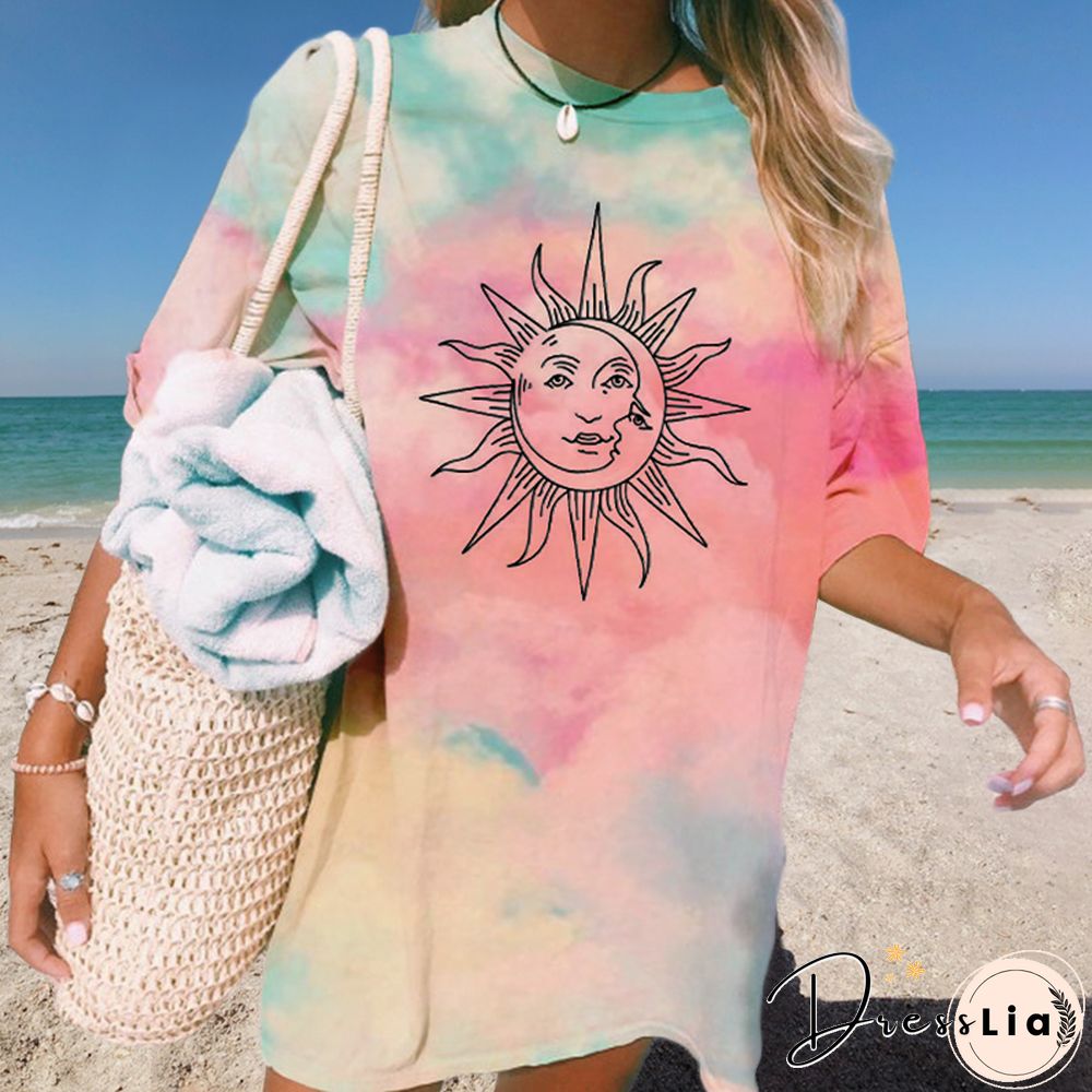 Vintage Printed Short-Sleeved T-Shirts