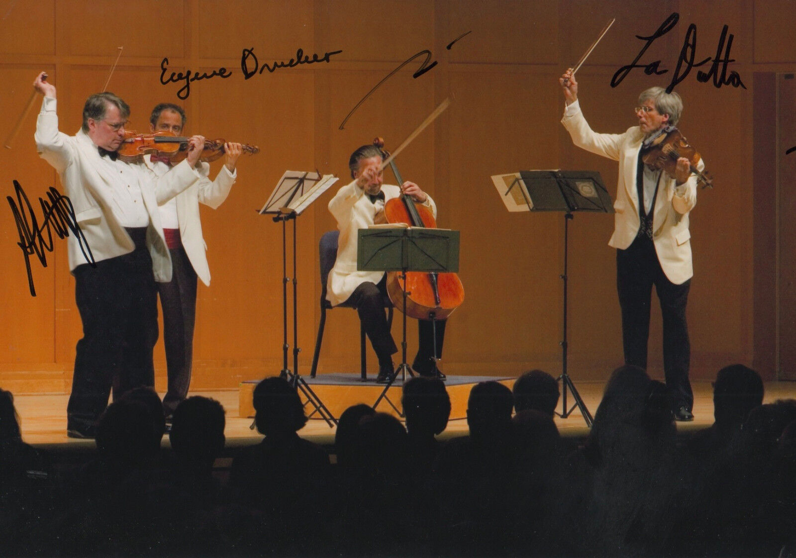 Emerson String Quartet signed 8x12 inch Photo Poster painting autographs