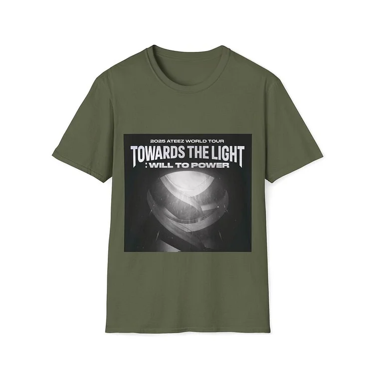 Ateez 2025 Europe Tour Dates Concert T-Shirt