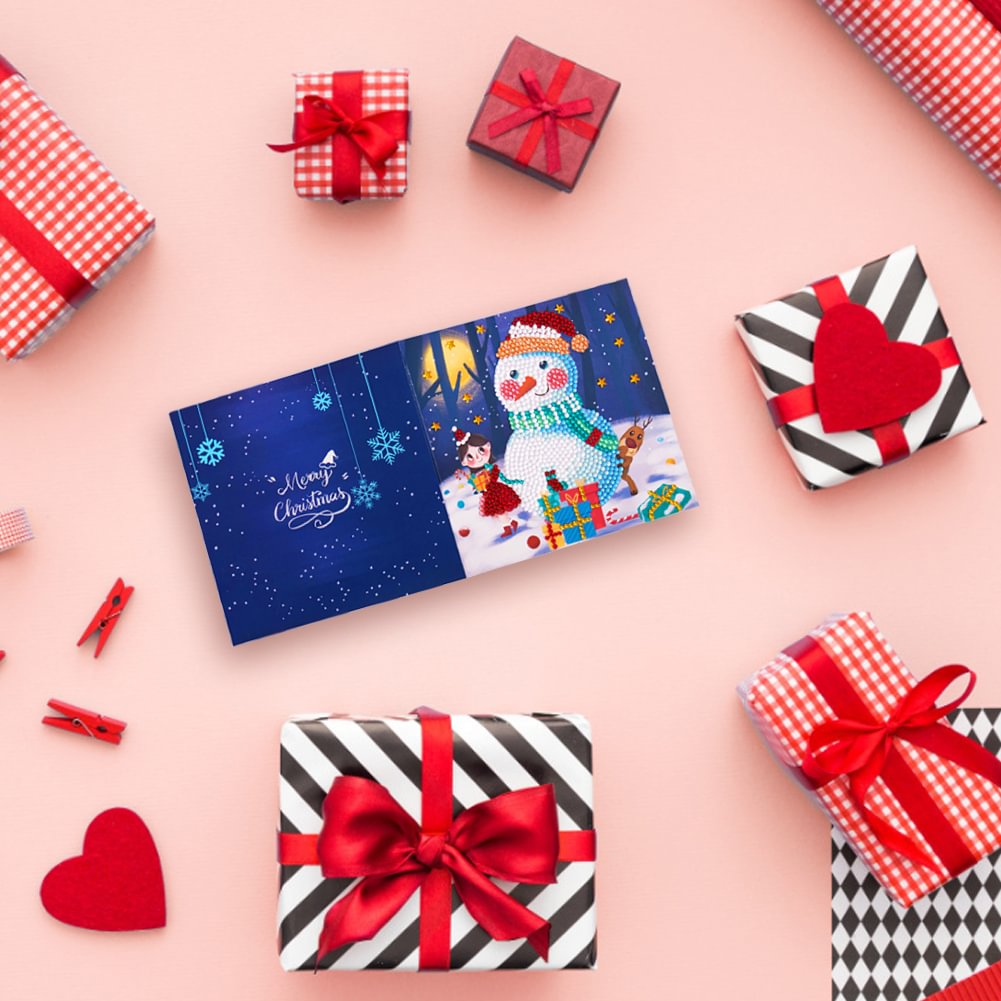 Diamond Painting DIY Christmas Card