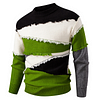 Men's Frayed Edge Colorblock Crew Neck Sweater by Inlyline