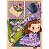 Ancient Girl-11CT Stamped Cross Stitch 40*50cm/15.75*19.69in