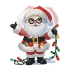 Acrylic Shaking Head Desktop Diamond Art Kits for Adults Beginner (Santa Claus)
