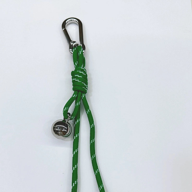 Colorful Woven Lanyard Miu Home Bag Hanging Creative Keychain Ball Pendant Pendant Couple Braided Pendant