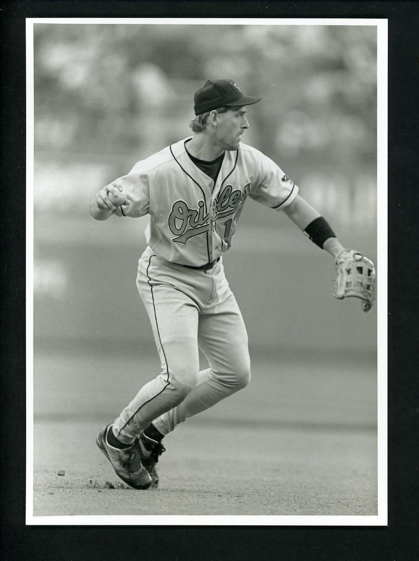 B.J. Surhoff circa 1990's Press Original Photo Poster painting Baltimore Orioles