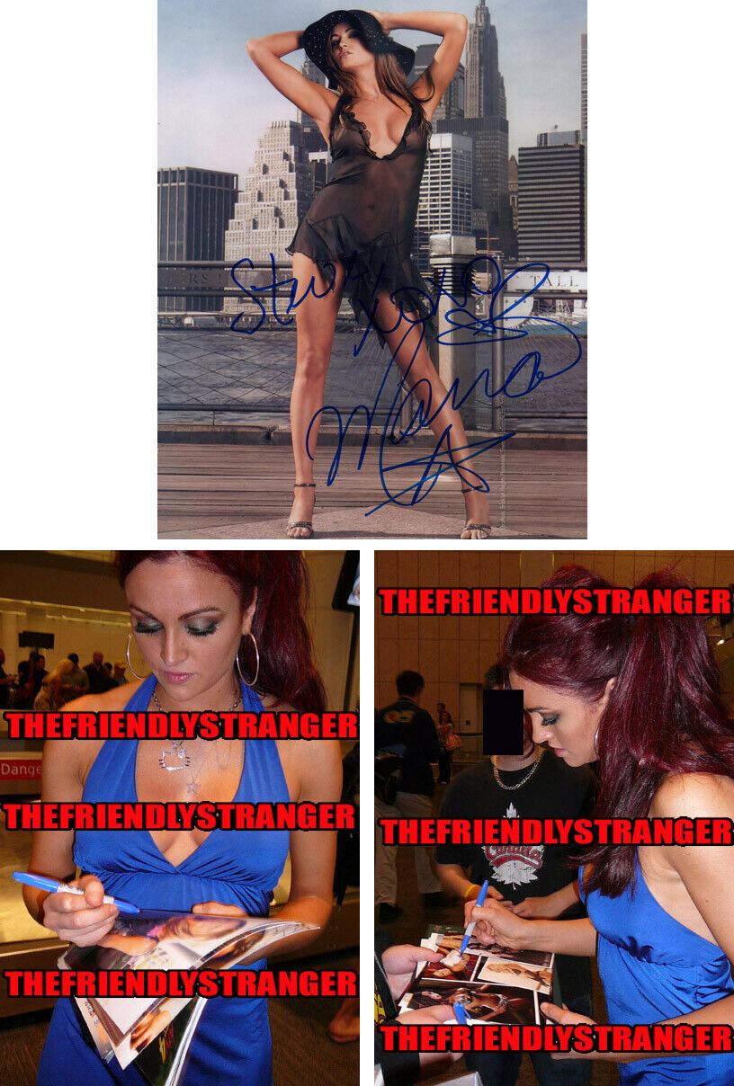 MARIA KANELLIS signed Autographed WWE