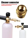1/4 Inch F-M22 Brass Washer Adapter Quick Connection Foam Nozzle Brass Connector