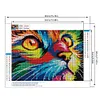 >SALE<5D DIY Full Special Shape Crystal Drill Diamond Painting Cat Mosaic Picture