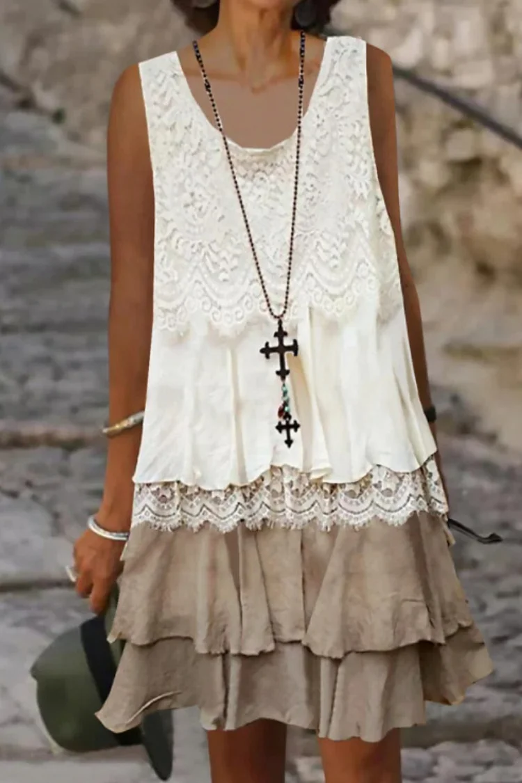 Spring New Combination Chinese Dress Cake Skirt