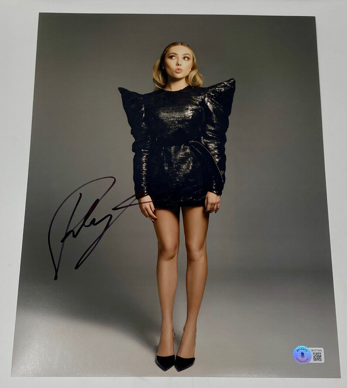 Peyton List Signed Autographed 11x14 Photo Poster painting Tory Cobra Kai Actress Beckett COA