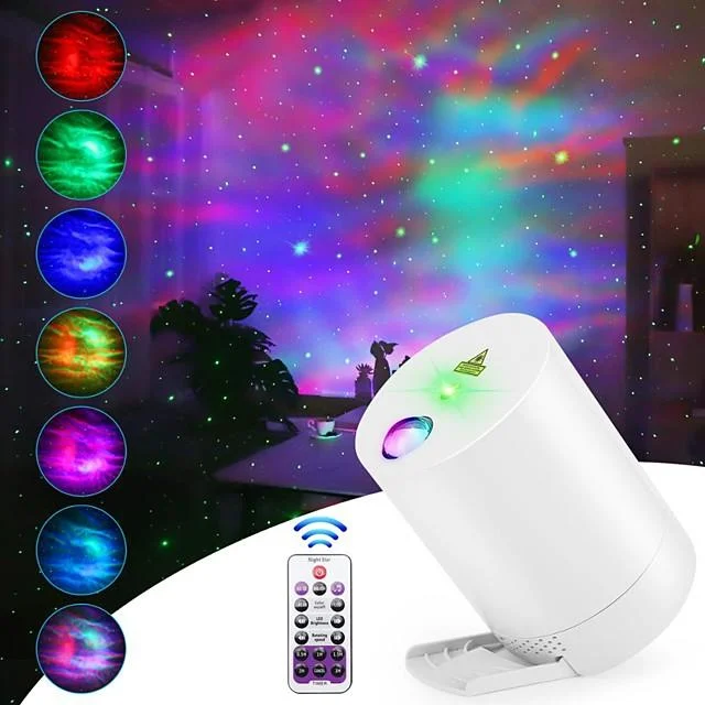 Starry Sky Projector Night Light Projection USB Star Projector Bedroom Party Laser Light 360 Degree Rotation Night Lamp