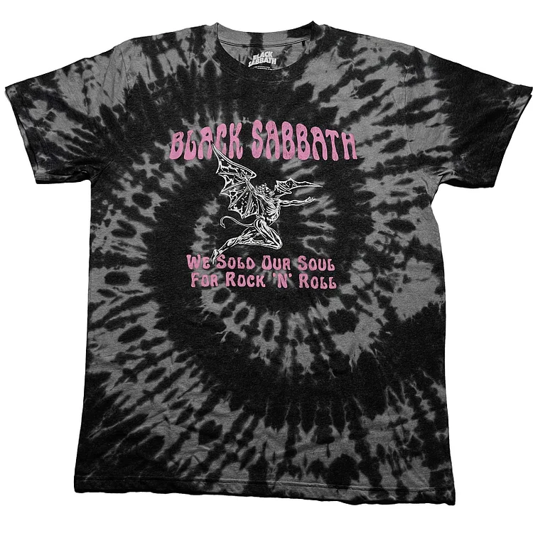 BLACK SABBATH Attractive T-Shirt, We Sold Our Soul For Rock N' Roll