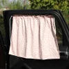 Car Sun Shield Floral Polka Dot Car Side Window Privacy Curtain