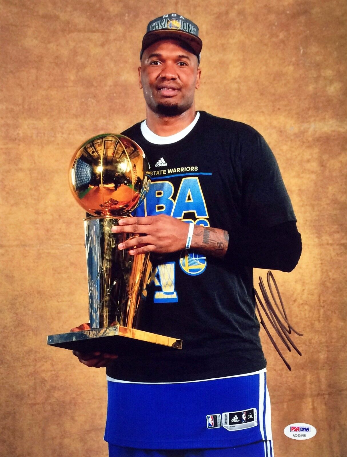 Marreese Speights Golden State Warriors Signed 11x14 Photo Poster painting PSA AC45766