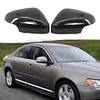 1 Pair Car Side Rearview Mirror Cover Trim ABS for C30 T5 C70 T5 2010-2013