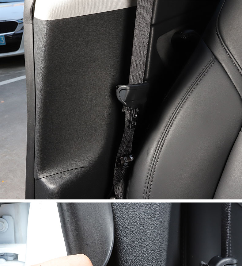 Car Seat Belt B-Pillar Protective Pad Safety Anti-scratch Interior for Tesla Model 3 2021