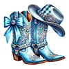 Luxury AB Velvet Diamond Painting Kit -  Cowboy boots and hat