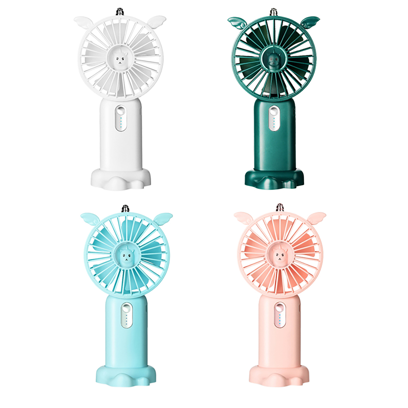 

Portable Handheld Fan 3000mAh Personal Mini Hand Fan for Outdoor Travel, Dark green, 501 Original