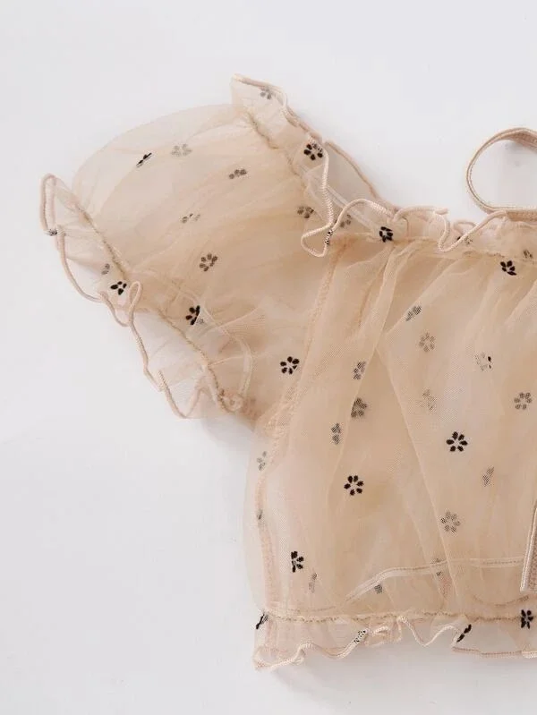 Uveng Hot Sexy Lingerie Sexy Female Three-Point Perspective Lace Pajamas